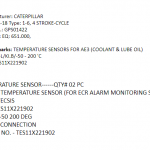 船舶备件—温度传感器（CK-J20240515-15）询价-船用采购网-船舶物料采购-船务服务-一站式船用设备供应服务