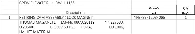 【询价】船舶备件—退凸轮组件（CK-M20240514-03）询价-泰州昌宽社区-报价采购-船用采购网-船舶物料采购-船务服务-一站式船用设备供应服务