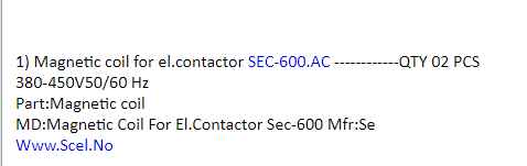 【询价】船舶备件—电磁线圈（CK-J20240515-16）询价-泰州昌宽社区-报价采购-船用采购网-船舶物料采购-船务服务-一站式船用设备供应服务