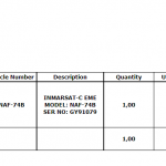 船舶备件—JRC备件（CK-C20240520-11）询价-船用采购网-船舶物料采购-船务服务-一站式船用设备供应服务