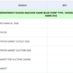 船舶备件—泵备件（CK-C20240527-13）询价-船用采购网-船舶物料采购-船务服务-一站式船用设备供应服务