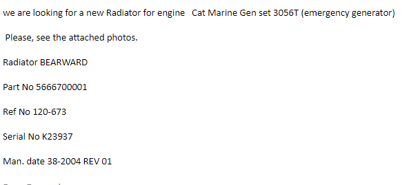 【询价】船舶备件—CAT备件（CK-J20240520-08）询价-泰州昌宽社区-报价采购-船用采购网-船舶物料采购-船务服务-一站式船用设备供应服务