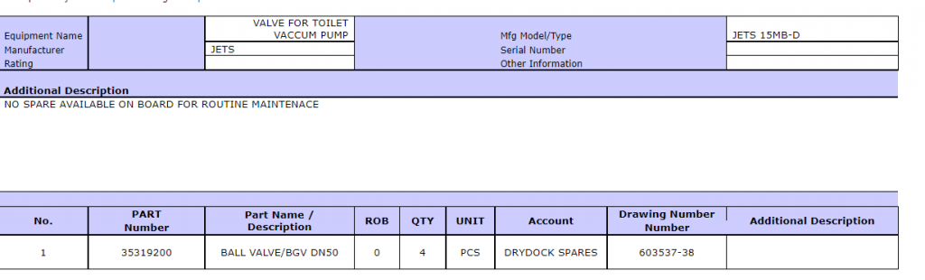 【询价】船舶备件—JETS备件（CK-R20240513-16）询价-泰州昌宽社区-报价采购-船用采购网-船舶物料采购-船务服务-一站式船用设备供应服务
