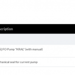 船舶备件—KRAL泵/备件（CK-L20240521-01）询价-船用采购网-船舶物料采购-船务服务-一站式船用设备供应服务