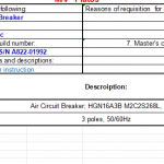 船舶备件—空气断路器（CK-L20240509-03）询价-船用采购网-船舶物料采购-船务服务-一站式船用设备供应服务