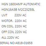 船舶备件—HGN 1600AMP（CK-C20240514-05）询价-船用采购网-船舶物料采购-船务服务-一站式船用设备供应服务