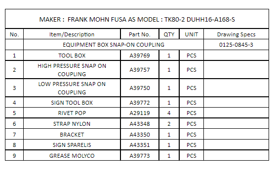 【询价】船舶备件—FRANK备件（CK-C20240511-12）询价-泰州昌宽社区-报价采购-船用采购网-船舶物料采购-船务服务-一站式船用设备供应服务