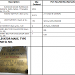船舶备件—ELEVATOR备件（CK-C20240517-12）询价-船用采购网-船舶物料采购-船务服务-一站式船用设备供应服务