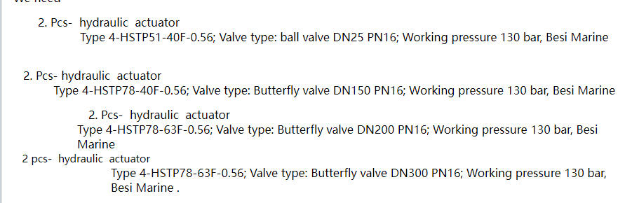 【询价】船舶备件—液压执行机构（CK-J20240531-10）询价-泰州昌宽社区-报价采购-船用采购网-船舶物料采购-船务服务-一站式船用设备供应服务
