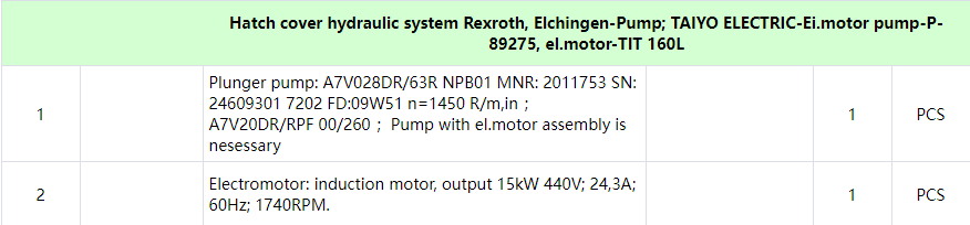 【询价】船舶备件—泵备件（CK-C20240514-12）询价-泰州昌宽社区-报价采购-船用采购网-船舶物料采购-船务服务-一站式船用设备供应服务