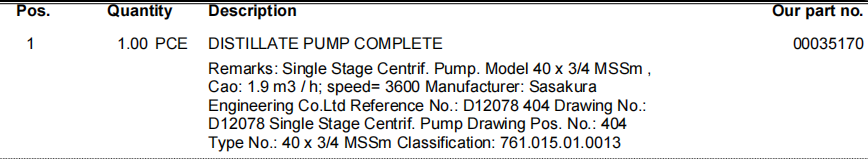 【询价】船舶备件—蒸馏液泵成套（CK-R20240514-13）询价-泰州昌宽社区-报价采购-船用采购网-船舶物料采购-船务服务-一站式船用设备供应服务