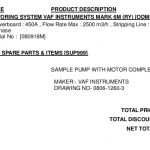 船舶备件—带电机的样品泵（CK-R20240514-18）询价-船用采购网-船舶物料采购-船务服务-一站式船用设备供应服务