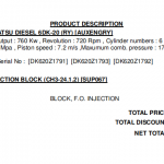 船舶备件—燃油喷射块（CK-R20240506-13）询价-船用采购网-船舶物料采购-船务服务-一站式船用设备供应服务