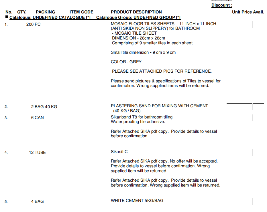 【询价】船舶备件—备件（CK-R20240516-15）询价-泰州昌宽社区-报价采购-船用采购网-船舶物料采购-船务服务-一站式船用设备供应服务