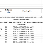 船舶备件—TAIKO备件（CK-J20240521-02）询价-船用采购网-船舶物料采购-船务服务-一站式船用设备供应服务