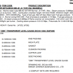 船舶备件—MITSUBISHI备件（CK-R20240521-17）询价-船用采购网-船舶物料采购-船务服务-一站式船用设备供应服务