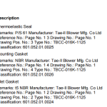 船舶备件—热弹性密封/垫片（CK-R20240521-20）询价-船用采购网-船舶物料采购-船务服务-一站式船用设备供应服务