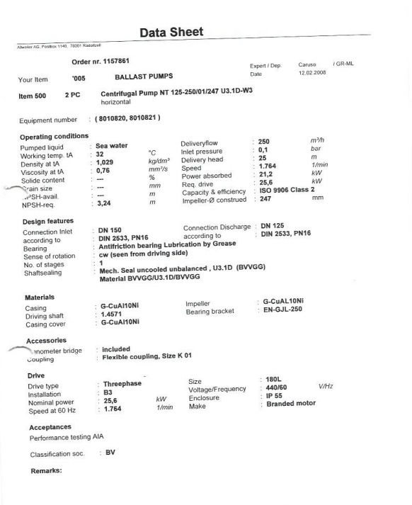 【询价】船舶备件—泵（CK-J20240523-11）询价-泰州昌宽社区-报价采购-船用采购网-船舶物料采购-船务服务-一站式船用设备供应服务