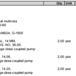 船舶备件—泵备件（CK-L20240523-15）询价-船用采购网-船舶物料采购-船务服务-一站式船用设备供应服务