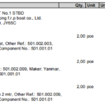 船舶备件—YANMAR备件（CK-L20240523-16）询价-船用采购网-船舶物料采购-船务服务-一站式船用设备供应服务
