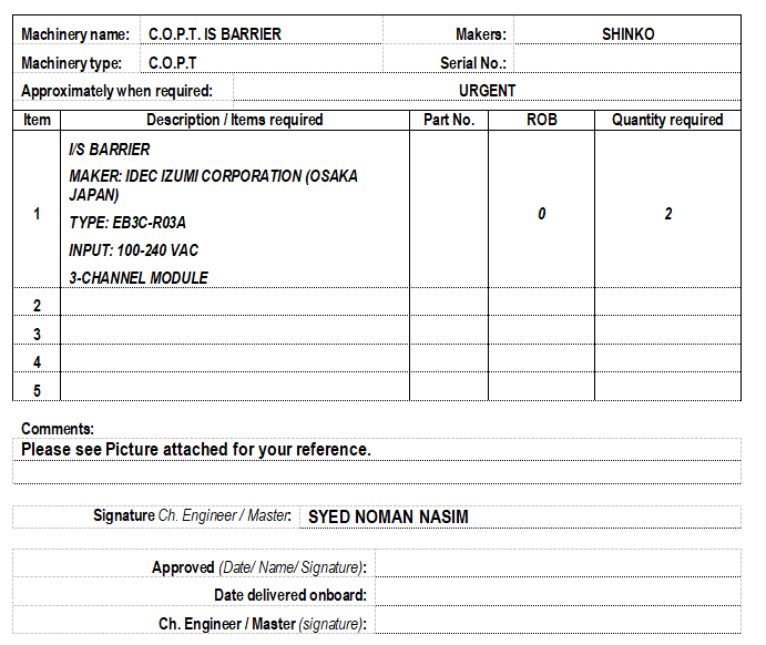 【询价】船舶备件—IDEC备件（CK-Y20240528-04）询价-泰州昌宽社区-报价采购-船用采购网-船舶物料采购-船务服务-一站式船用设备供应服务