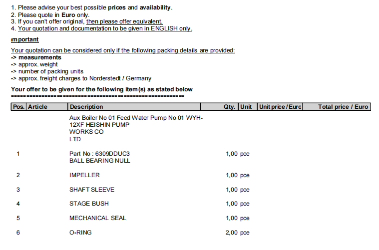 【询价】船舶备件—配件（CK-L20240507-01）询价-泰州昌宽社区-报价采购-船用采购网-船舶物料采购-船务服务-一站式船用设备供应服务