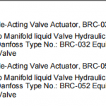 船舶备件—液压双作用阀致动器（CK-R20240507-02）询价-船用采购网-船舶物料采购-船务服务-一站式船用设备供应服务
