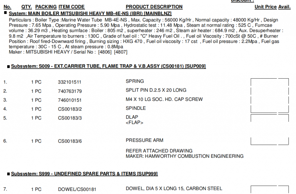【询价】船舶备件—备件（CK-R20240509-12）询价-泰州昌宽社区-报价采购-船用采购网-船舶物料采购-船务服务-一站式船用设备供应服务