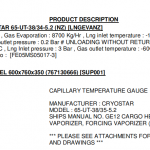 船舶备件—毛细管温度计（CK-R20240509-13）询价-船用采购网-船舶物料采购-船务服务-一站式船用设备供应服务