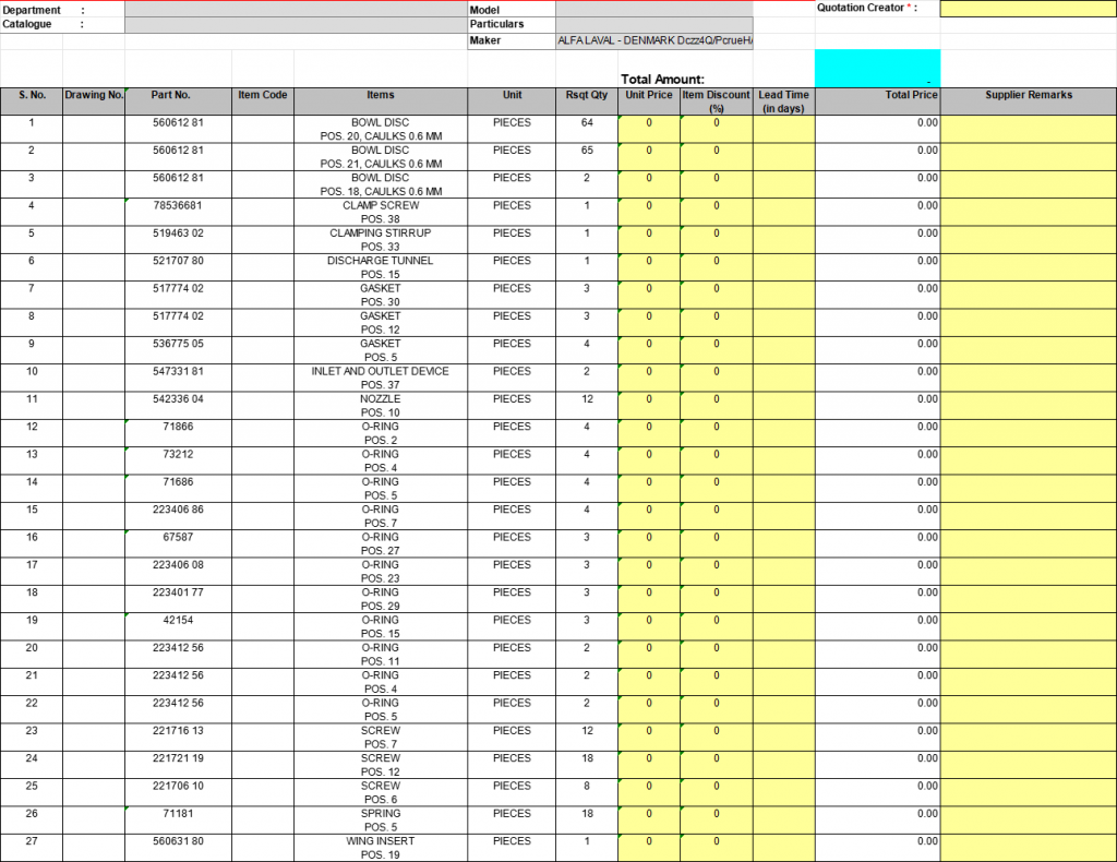 【询价】船舶备件—ALFA备件（CK-R20240509-17）询价-泰州昌宽社区-报价采购-船用采购网-船舶物料采购-船务服务-一站式船用设备供应服务
