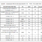 船舶备件—KAWASAKI备件（CK-L20240605-04）询价-船用采购网-船舶物料采购-船务服务-一站式船用设备供应服务