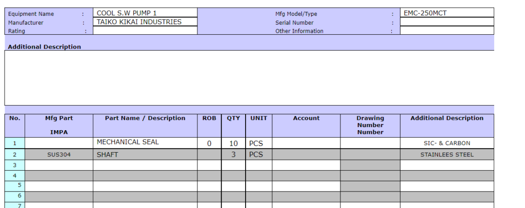 【询价】船舶备件—机械密封/轴（CK-R20240617-11）询价-泰州昌宽社区-报价采购-船用采购网-船舶物料采购-船务服务-一站式船用设备供应服务