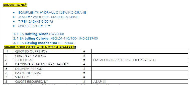 【询价】船舶备件—备件（CK-Y20240621-01）询价-泰州昌宽社区-报价采购-船用采购网-船舶物料采购-船务服务-一站式船用设备供应服务