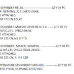 船舶备件—SIEMENS备件（CK-J20240621-19）询价-船用采购网-船舶物料采购-船务服务-一站式船用设备供应服务