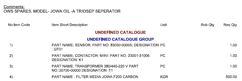 【询价】船舶备件—备件（CK-C20240617-01）询价-泰州昌宽社区-报价采购-船用采购网-船舶物料采购-船务服务-一站式船用设备供应服务
