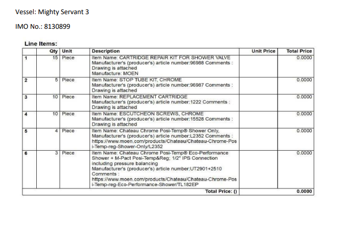 【询价】船舶备件—备件（CK-L20240627-02）询价-泰州昌宽社区-报价采购-船用采购网-船舶物料采购-船务服务-一站式船用设备供应服务