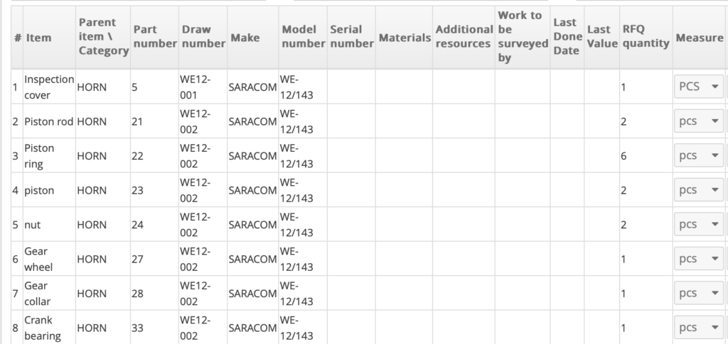 【询价】船舶备件—备件（CK-R20240603-12）询价-泰州昌宽社区-报价采购-船用采购网-船舶物料采购-船务服务-一站式船用设备供应服务
