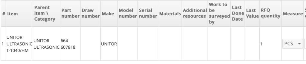 【询价】船舶备件—超声波（CK-R20240619-03）询价-泰州昌宽社区-报价采购-船用采购网-船舶物料采购-船务服务-一站式船用设备供应服务