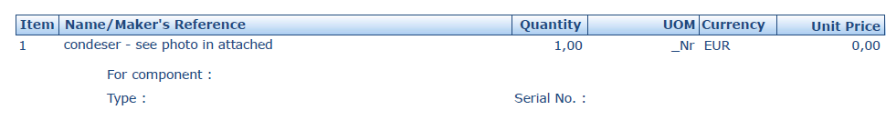 【询价】船舶备件—冷凝器（CK-C20240603-10）询价-泰州昌宽社区-报价采购-船用采购网-船舶物料采购-船务服务-一站式船用设备供应服务