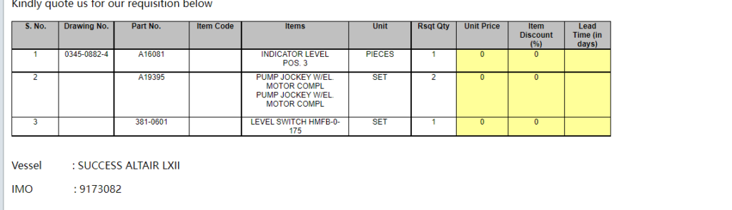 【询价】船舶备件—备件（CK-R20240617-07）询价-泰州昌宽社区-报价采购-船用采购网-船舶物料采购-船务服务-一站式船用设备供应服务