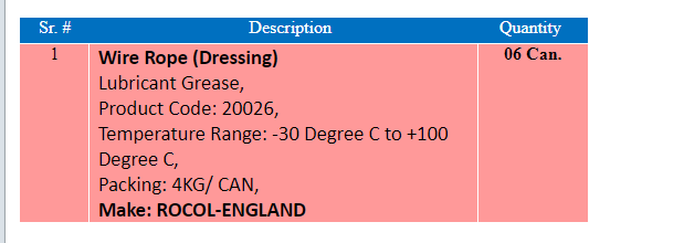 【询价】船舶备件—钢丝绳（CK-Y20240612-06）询价-泰州昌宽社区-报价采购-船用采购网-船舶物料采购-船务服务-一站式船用设备供应服务