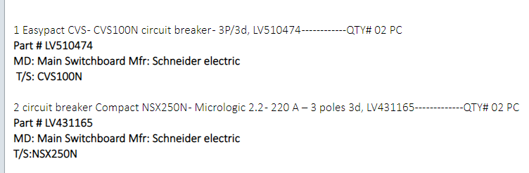 【询价】船舶备件—SCHNEIDER备件（CK-J20240628-04）询价-泰州昌宽社区-报价采购-船用采购网-船舶物料采购-船务服务-一站式船用设备供应服务