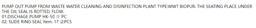 【询价】船舶备件—排水泵/滑环密封件（CK-J20240606-14）询价-泰州昌宽社区-报价采购-船用采购网-船舶物料采购-船务服务-一站式船用设备供应服务