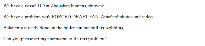 【询价】船舶备件—风扇（CK-R20240620-07）询价-泰州昌宽社区-报价采购-船用采购网-船舶物料采购-船务服务-一站式船用设备供应服务