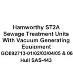 船舶备件—HAMWORTHY备件（CK-C20240619-05）询价-船用采购网-船舶物料采购-船务服务-一站式船用设备供应服务