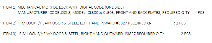 【询价】船舶备件—锁（CK-J20240617-02）询价-泰州昌宽社区-报价采购-船用采购网-船舶物料采购-船务服务-一站式船用设备供应服务