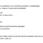 船舶备件—偏心螺杆泵和电动马达组件（CK-L20240618-06）询价-船用采购网-船舶物料采购-船务服务-一站式船用设备供应服务