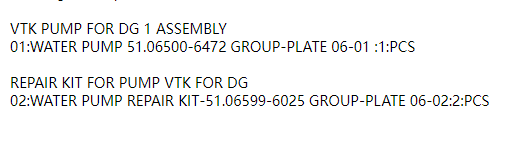【询价】船舶备件—泵/修理包（CK-J20240606-20）询价-泰州昌宽社区-报价采购-船用采购网-船舶物料采购-船务服务-一站式船用设备供应服务