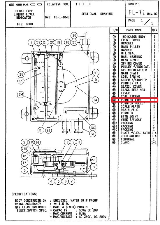 【询价】船舶备件—SEMCO备件（CK-Y20240607-06）询价-泰州昌宽社区-报价采购-船用采购网-船舶物料采购-船务服务-一站式船用设备供应服务