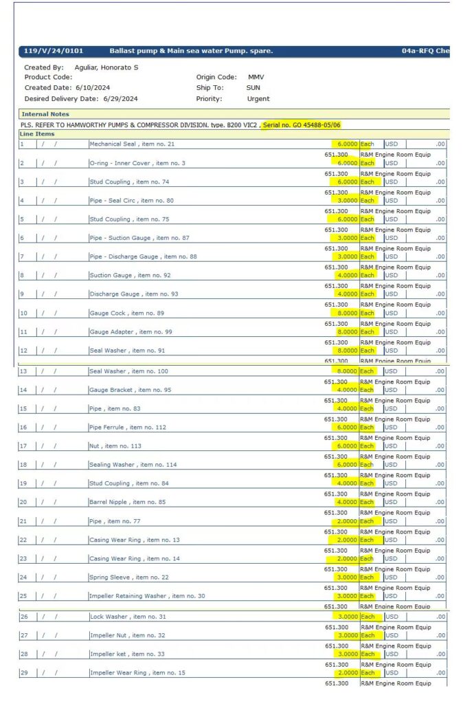 【询价】船舶备件—备件（CK-Y20240617-01）询价-泰州昌宽社区-报价采购-船用采购网-船舶物料采购-船务服务-一站式船用设备供应服务